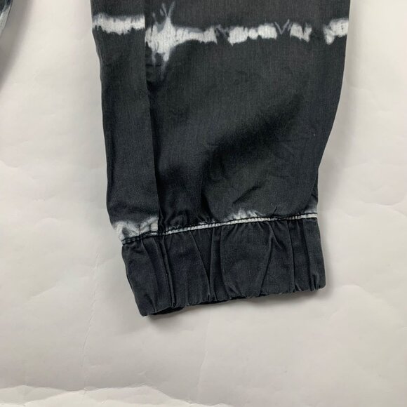 Japna Charcoal Tie Dye Lightweight Challis Jogger Pant M - Picture 6 of 6